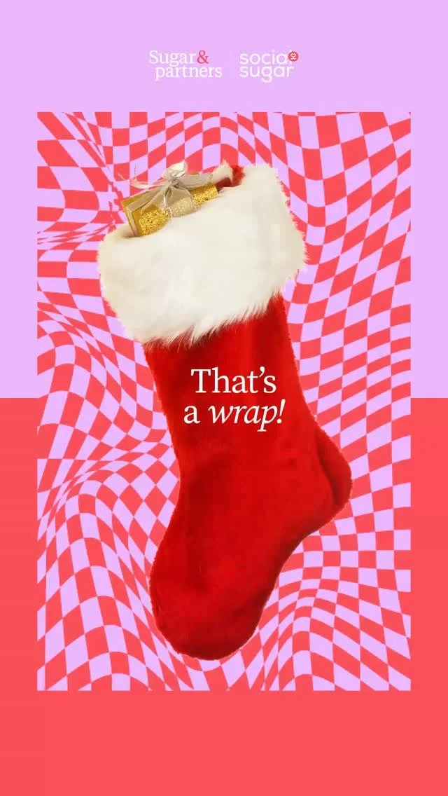 Social Sugar Instagram reel — Christmas campaign creative